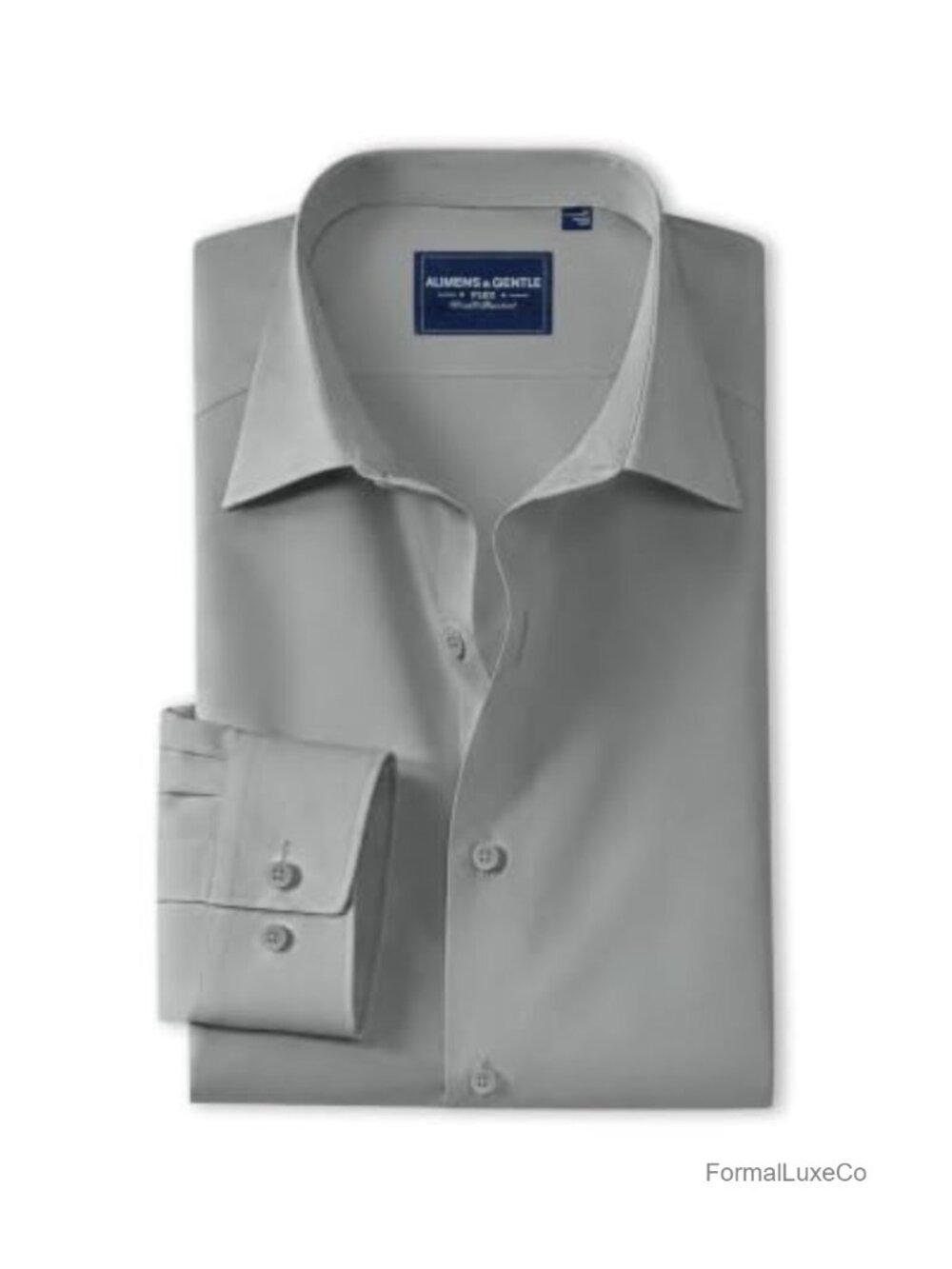 Men's Modal Mulberry Silk Dress Shirt Wrinkle Resistant Button Down